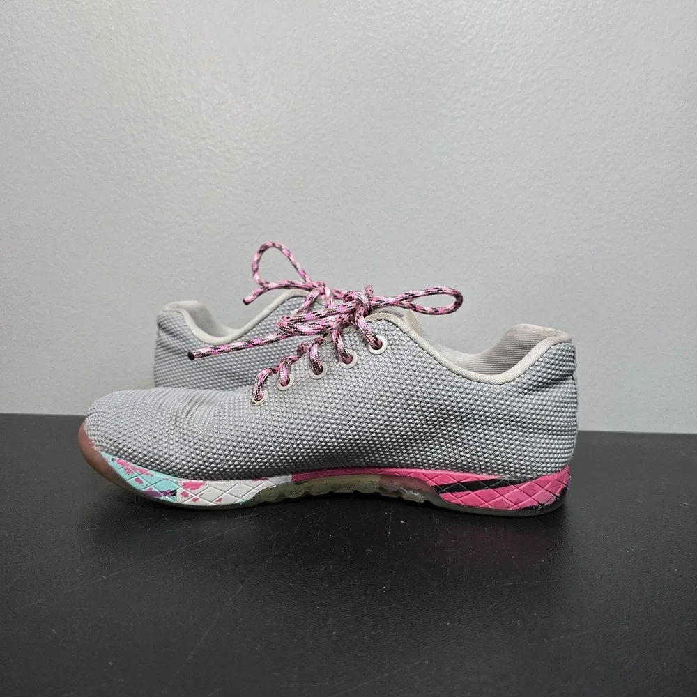 NOBULL Shoes Womens 8.5 Gray Trainer CrossFit Gym Training Athletic Sneakers